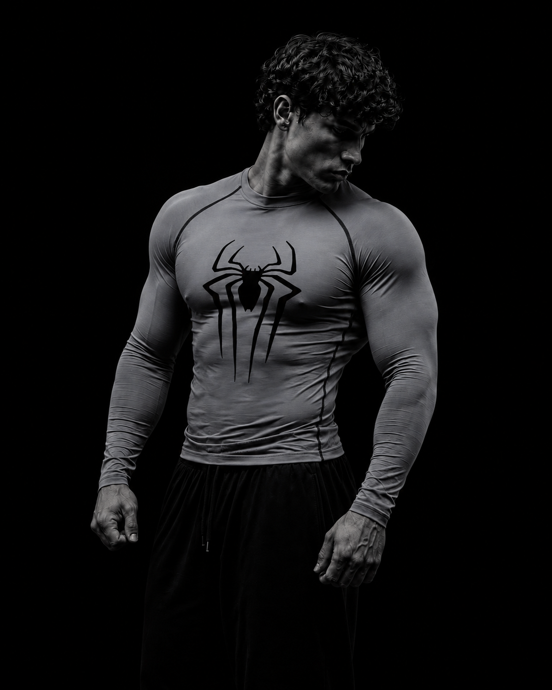 Spiderman Long Sleeve Compression Shirt