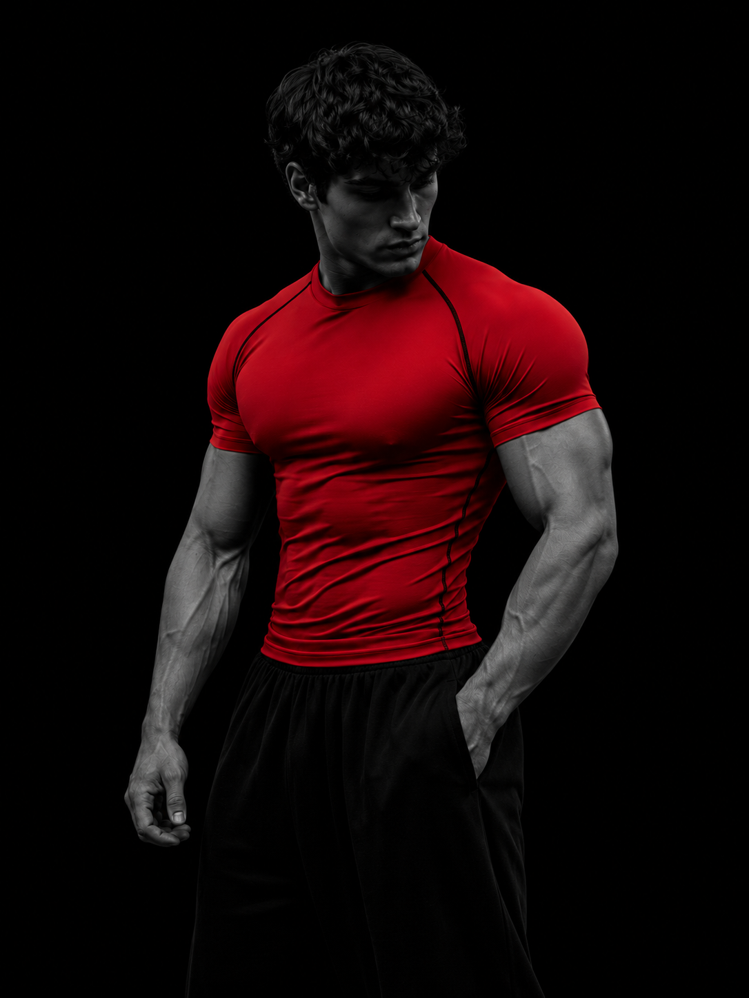 Camiseta de compresión hombre
