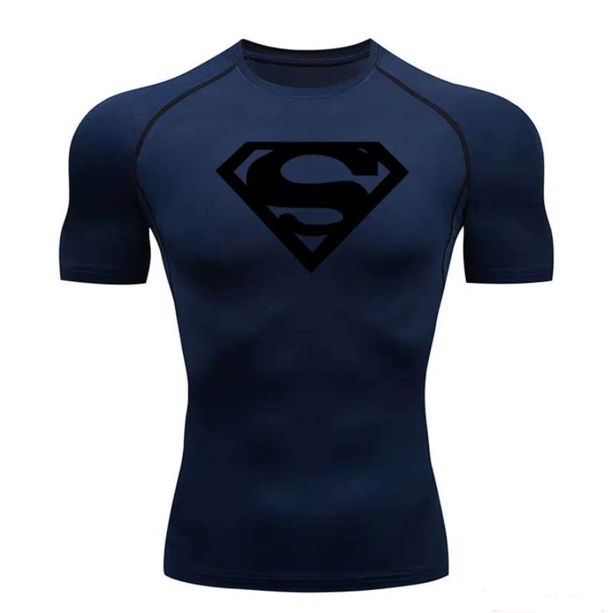 Camiseta de compresión Superman