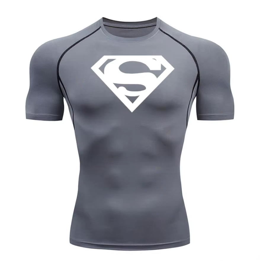 Camiseta de compresión Superman