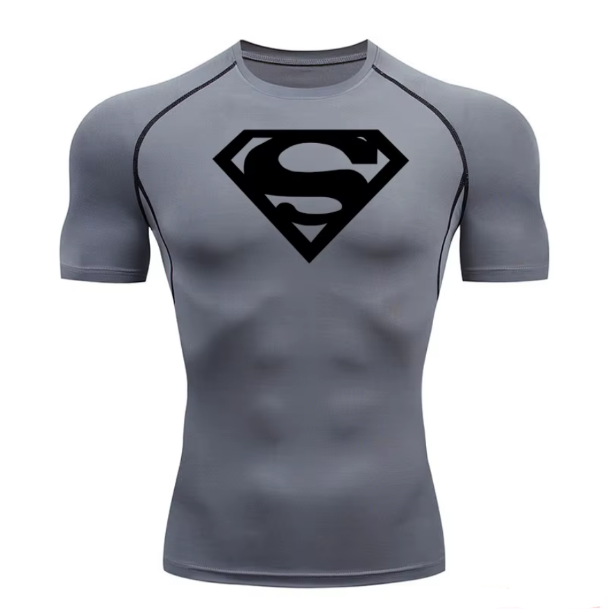 Camiseta de compresión Superman