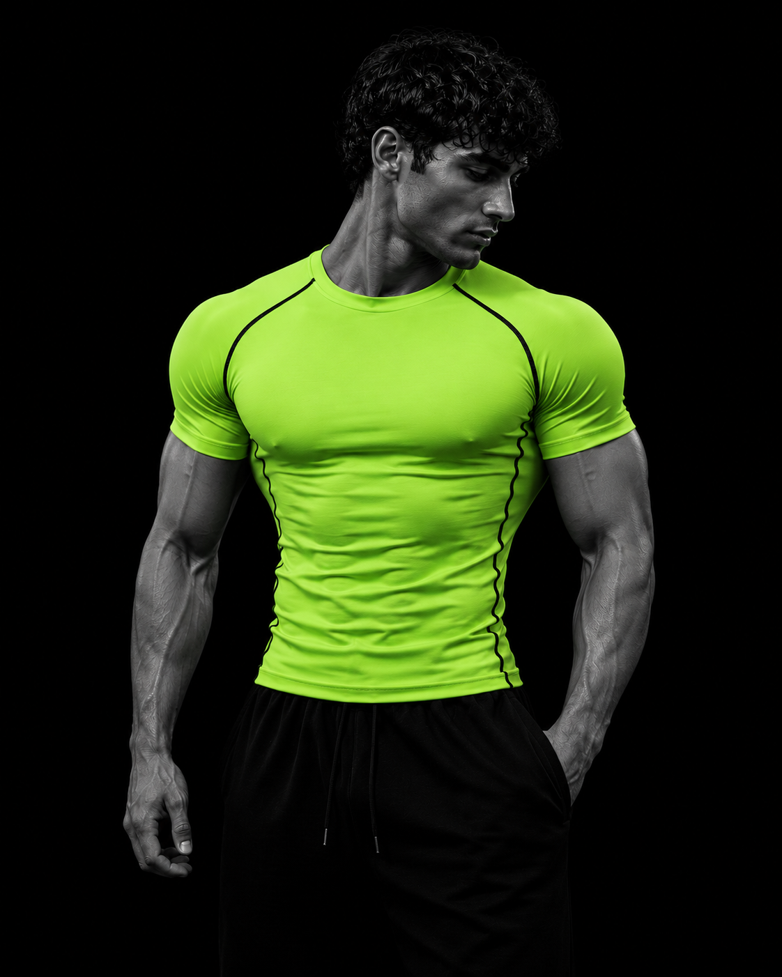 Camiseta de compresión hombre