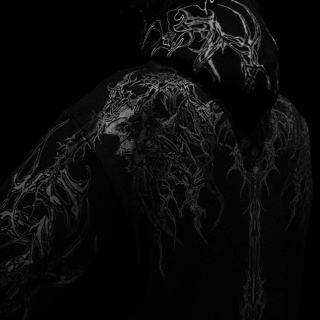 Pulôver grande com capuz Deathblade