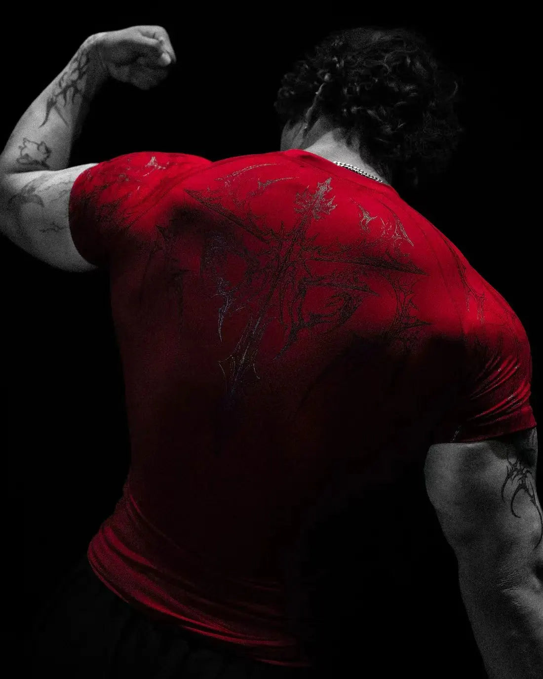 T-shirt de compression homme Void Tech Nightfall, maille dry-fit pour l entrainement intensif.