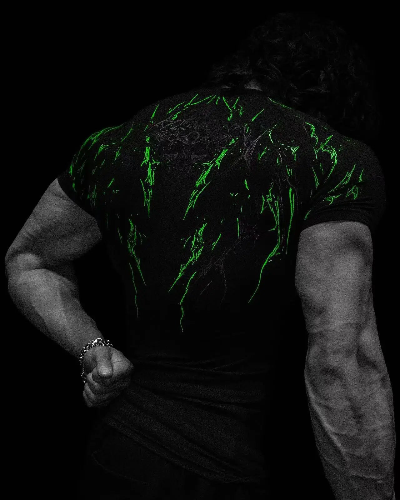 T-shirt de compression homme Void Tech Immortal, coupe ajustee pour le training.
