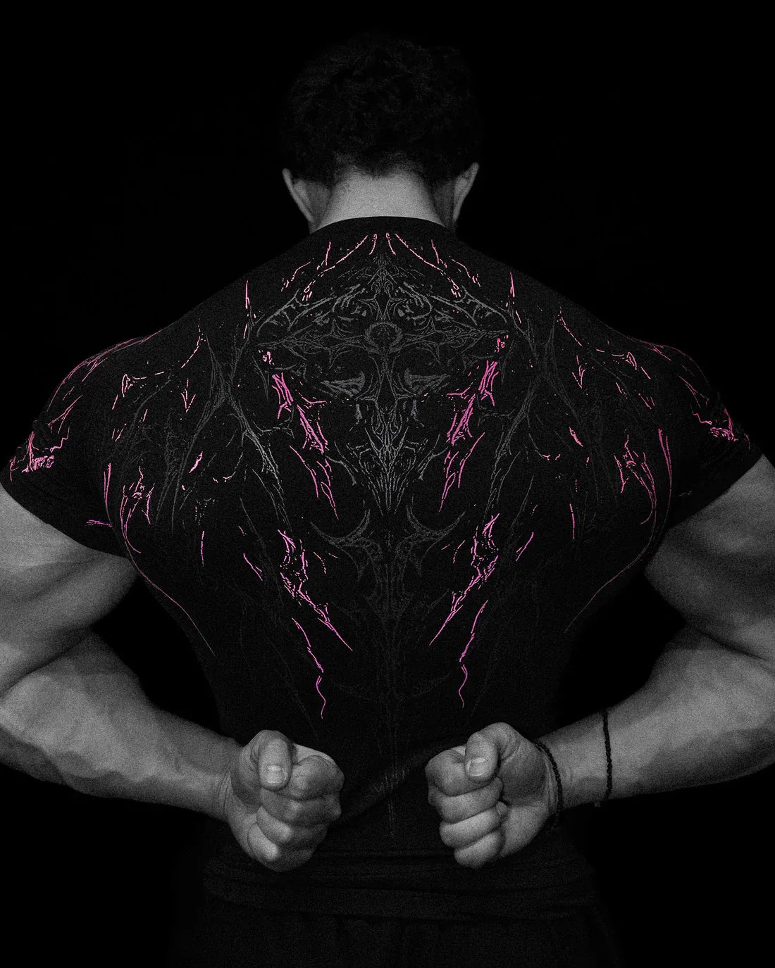 T-shirt de compression homme Void Tech Immortal, maille seconde peau pour la muscu.
