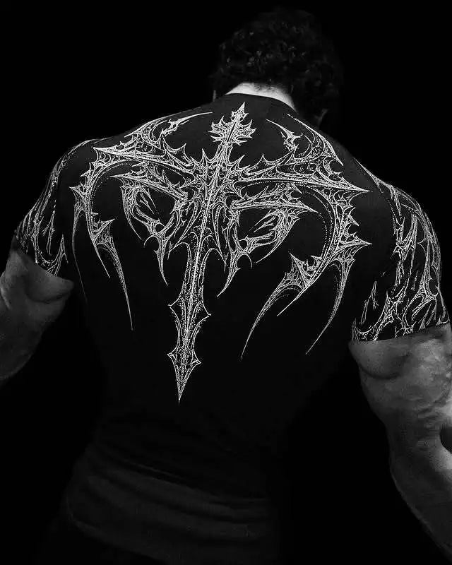 T-shirt de compression homme Void Tech Nightfall, tissu technique pour la musculation.