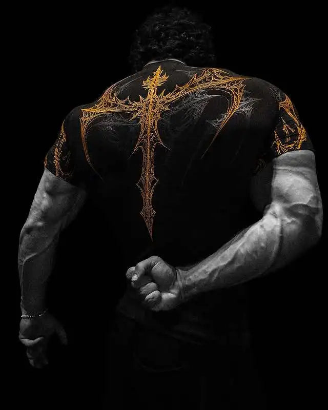 T-shirt de compression homme Void Tech Nightfall, coupe pres du corps pour le sport.