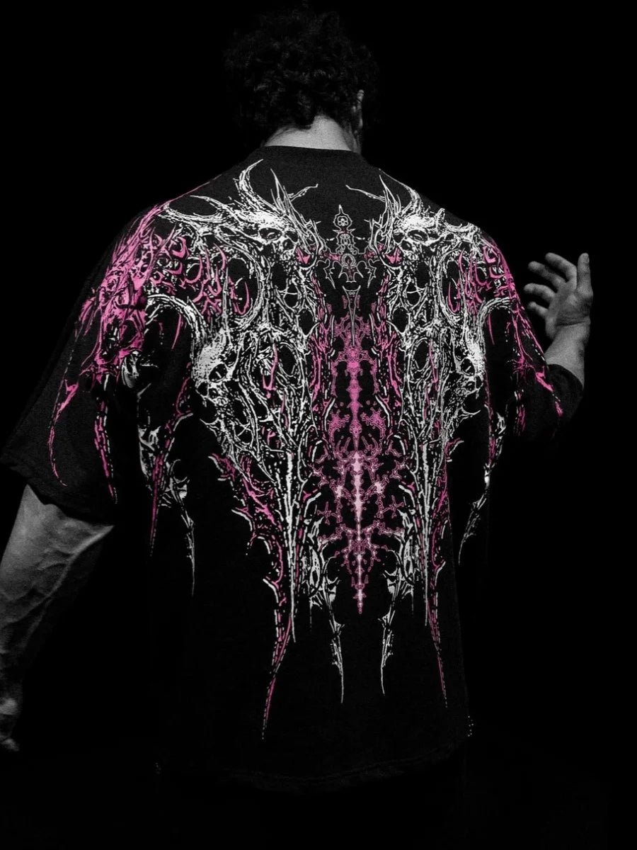 Camiseta grande do Necromante