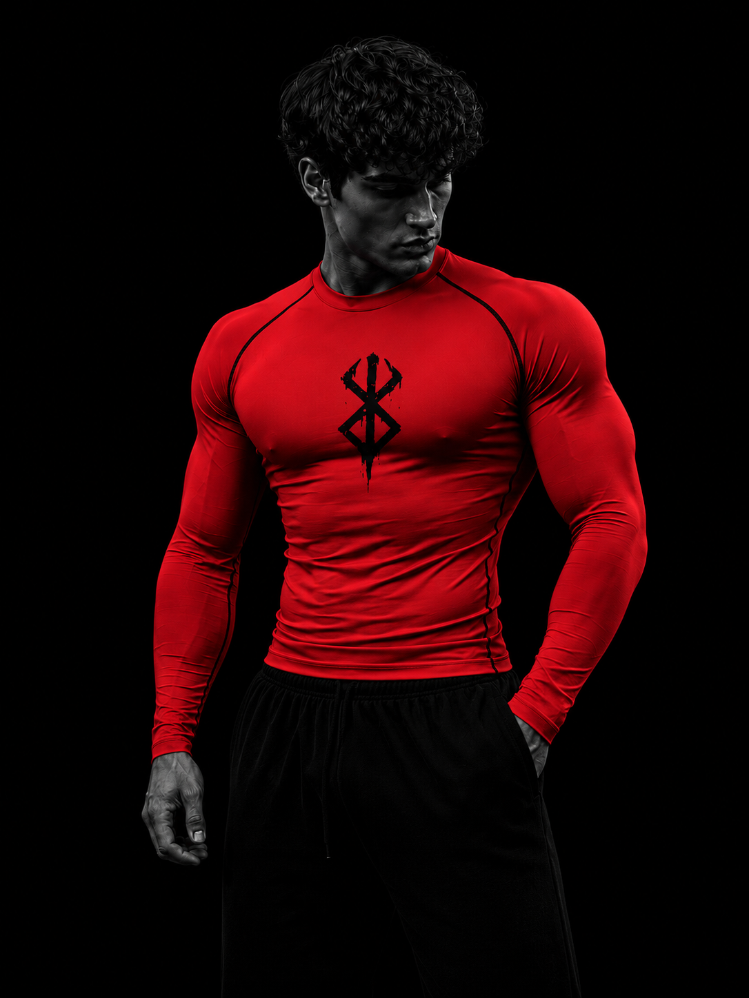 Maglia a Compressione Maniche Lunghe Berserk