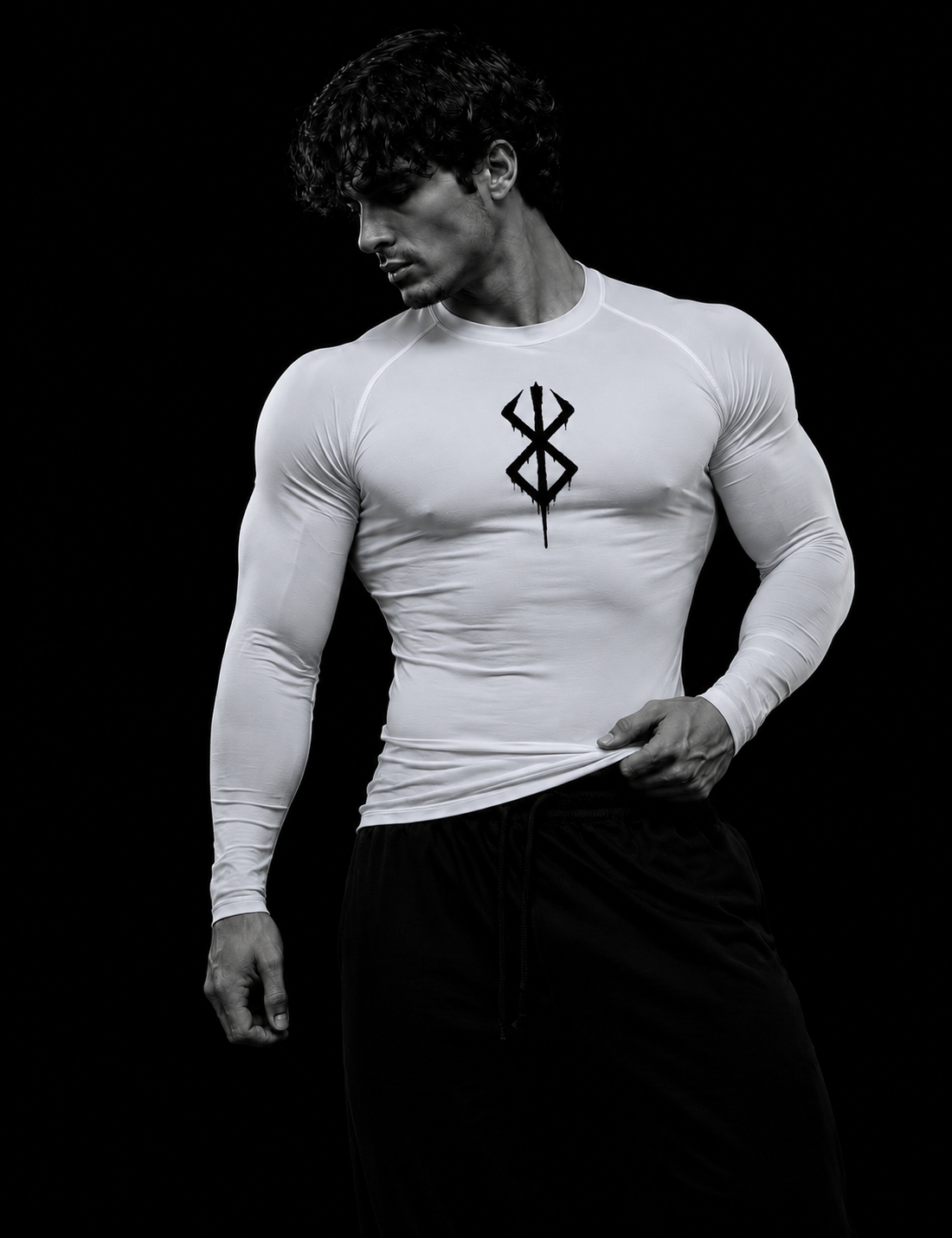 Maglia a Compressione Maniche Lunghe Berserk