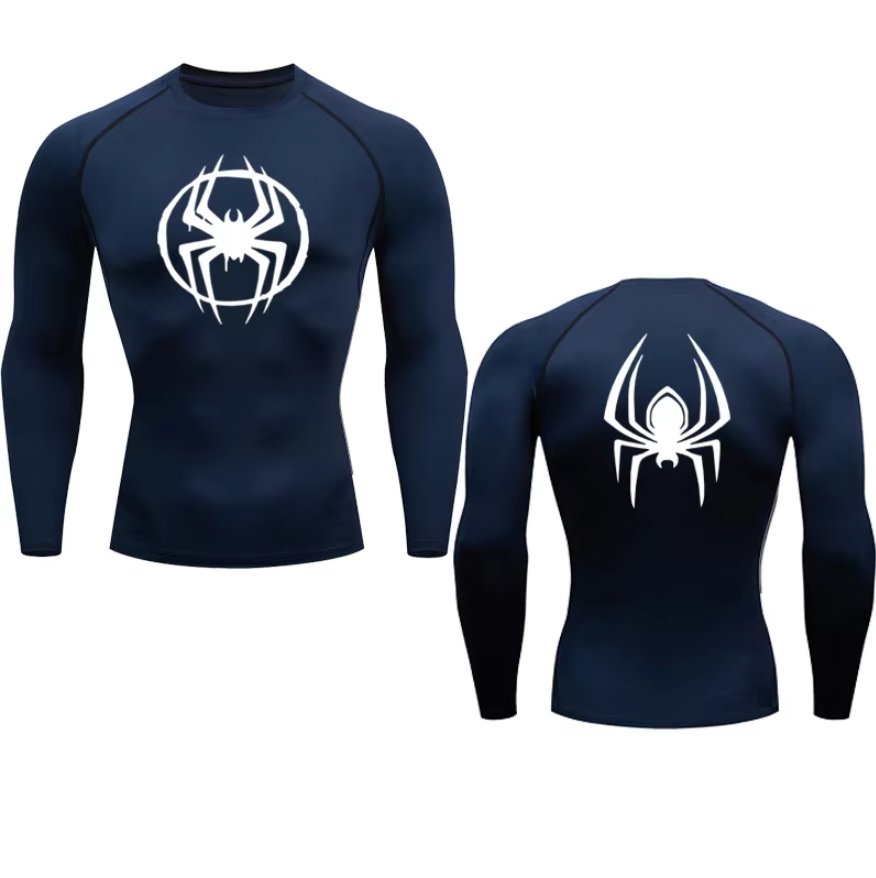 Spiderman Morales Langarm-Kompressionsshirt