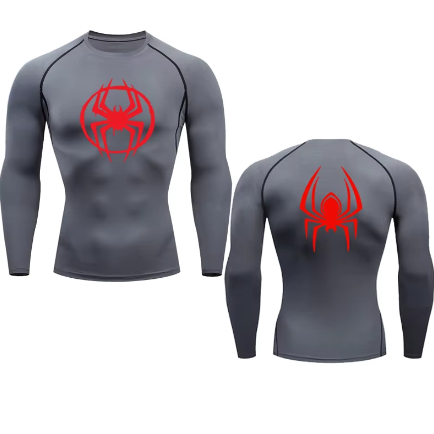 Spiderman Morales Langarm-Kompressionsshirt