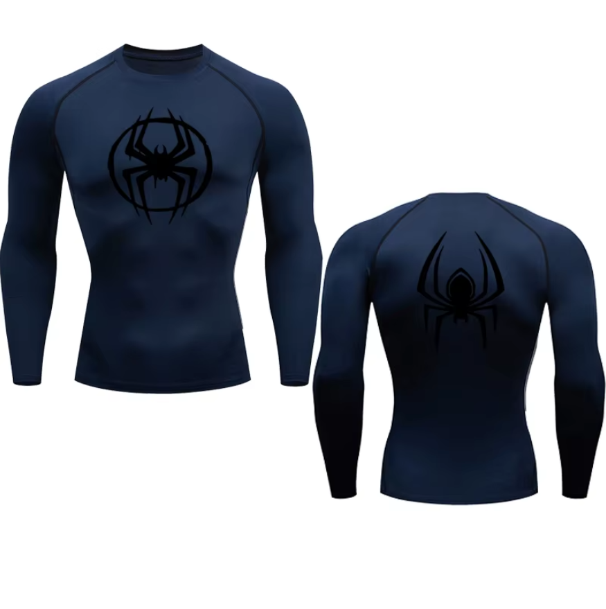 Spiderman Morales Langarm-Kompressionsshirt