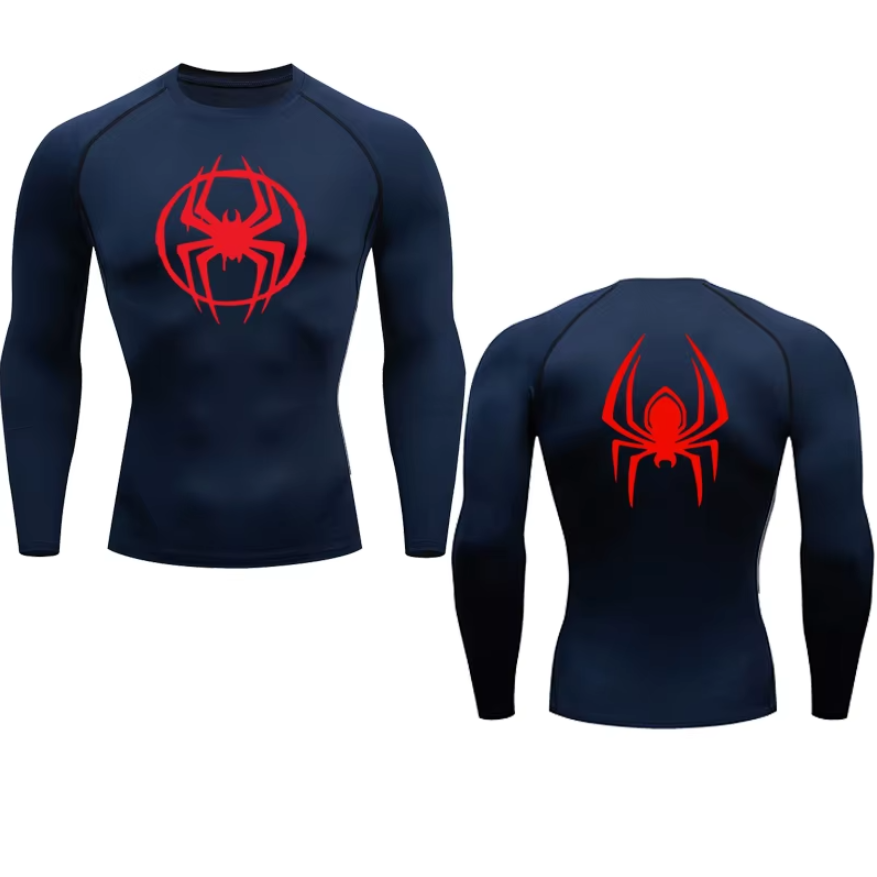 Spiderman Morales Langarm-Kompressionsshirt