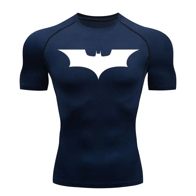 Batman Compression - bleu (marque blanche) / S - Vêtements