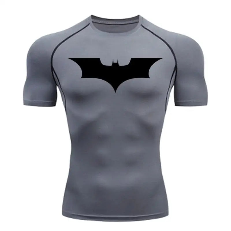 Batman Compression - gris (marque noir) / S - Vêtements et