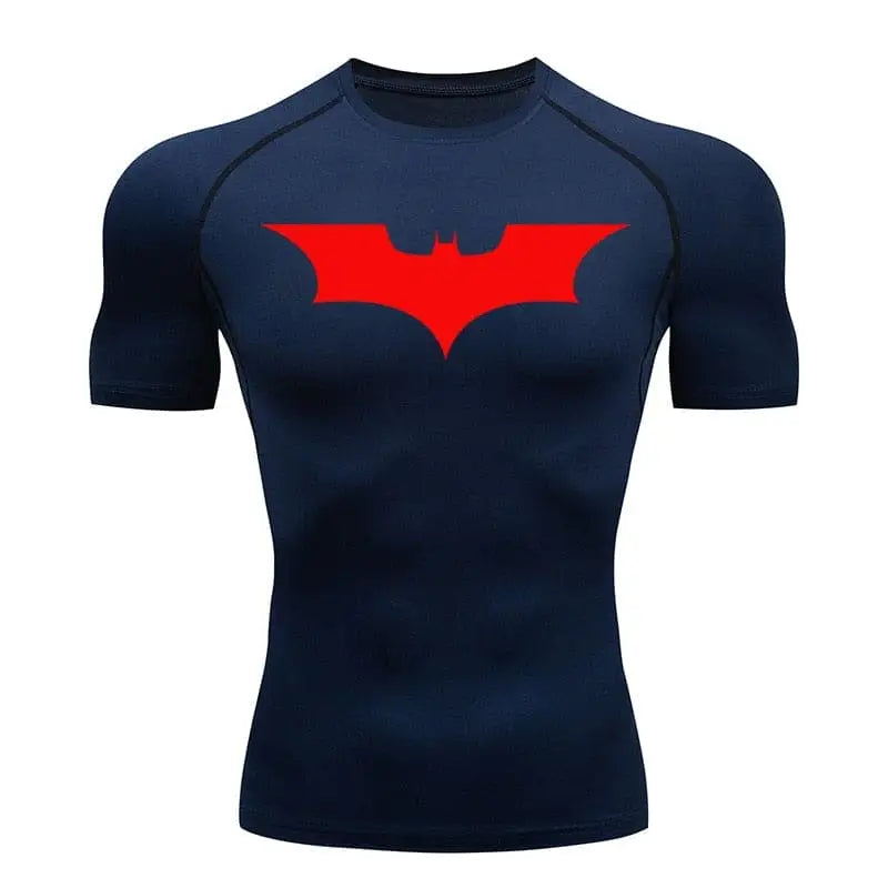 Batman Compression - bleu (marque rouge) / S - Vêtements