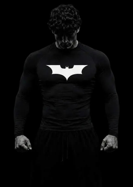 Batman manches longues compression Shirt