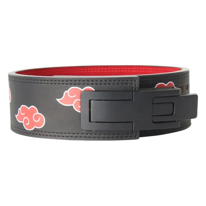 Ceinture de force powerlifting homme Akatsuki, maintien lombaire renforc� pour la musculation.