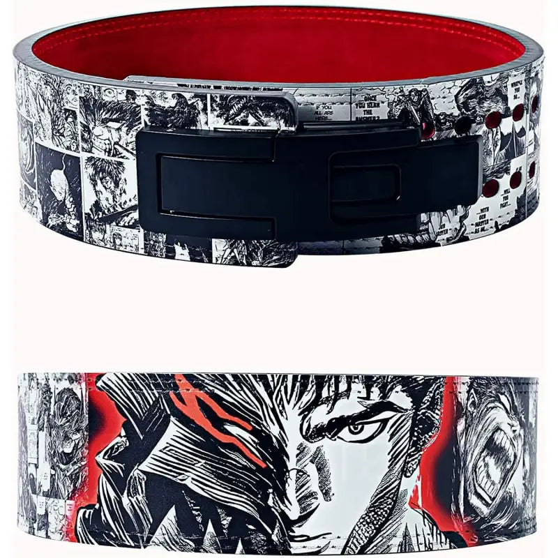 Ceinture de force powerlifting homme Berserk Guts, soutien renforce pour les charges lourdes.