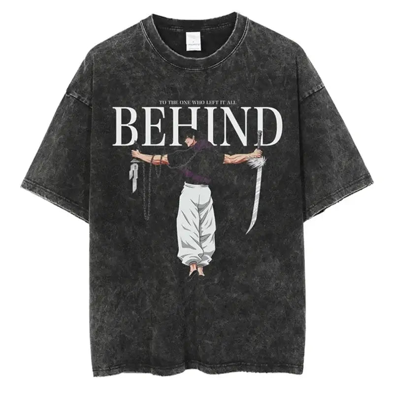 T-shirt oversize uomo Jujutsu Kaisen, tessuto morbido e vestibilita seconda pelle per allenarsi.