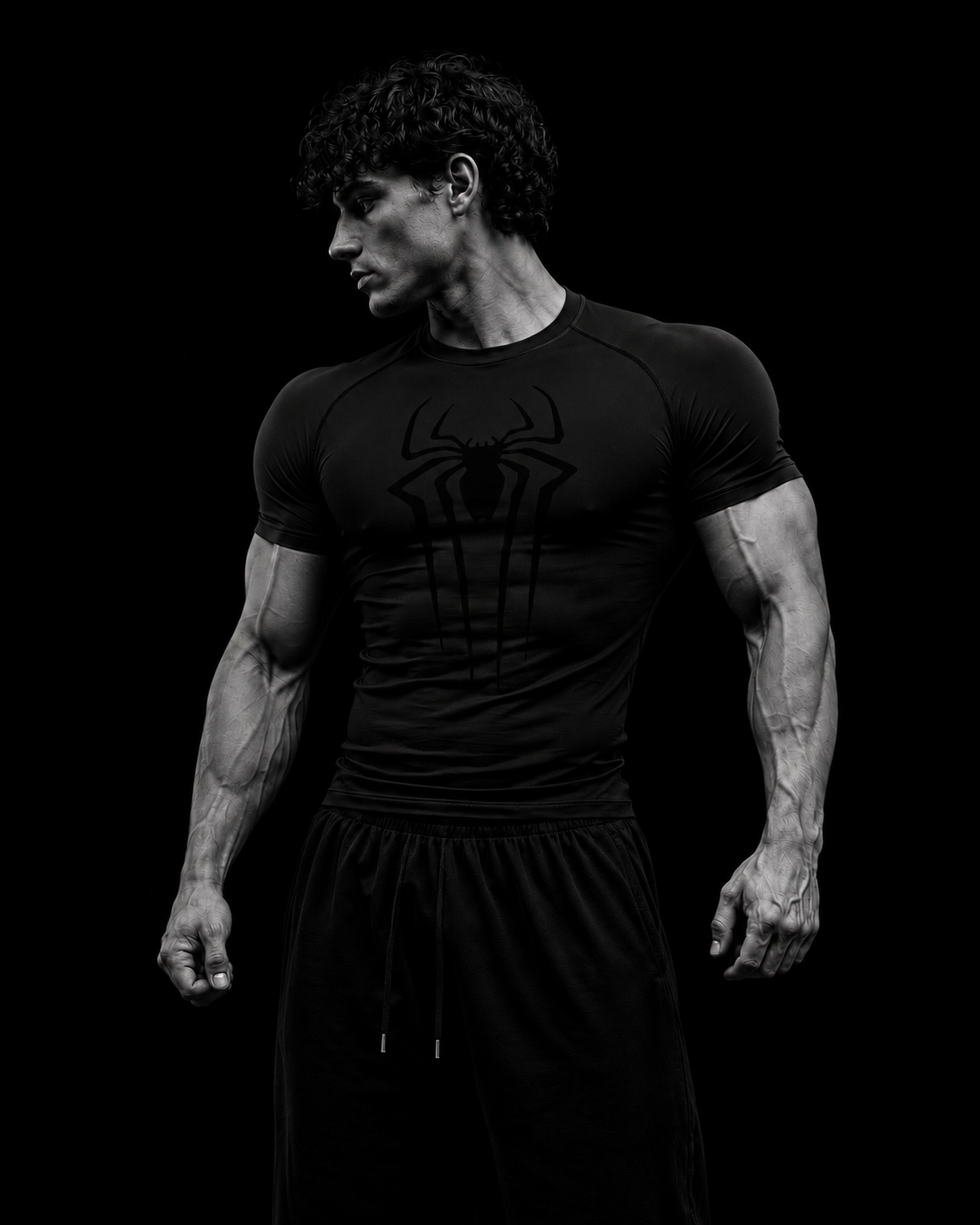 T-shirt Compression Spiderman